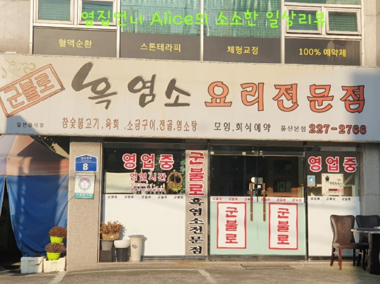  [울산 보양식] 흑염소 요리전문점 - 군불로 - 리뷰