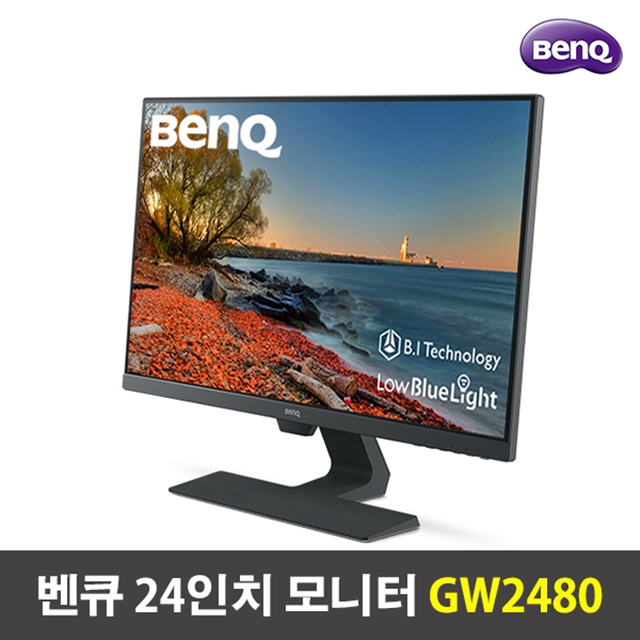 벤큐 [공식판매점] GW2480 아이케어 무결점 24인치 모니터, 옵션없음