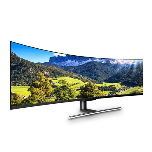  한성컴퓨터 110.2cm DWUXGA 커브드 게이밍 리얼 120 모니터, TFG43F12U(무결점)