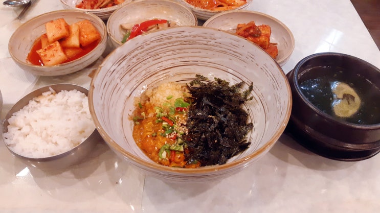오늘의 런치 멍게비빔밥 and 커피원두 '인도네시아 만델링'(맨인커피) 오늘의 런치 멍게비빔밥 and 커피원두 '인도네시아 만델링'(맨인커피)