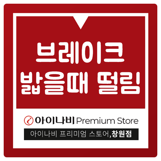  브레이크 밟을때 떨림 원인이 뭘까요?