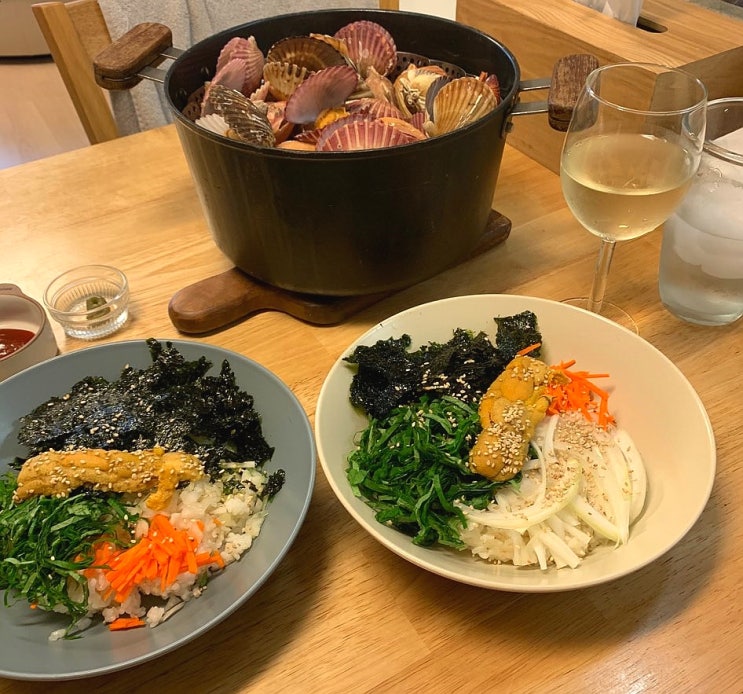  가리비 찌는 법, 성게알/가리비 구매처 <가리비찜, 성게알비빔밥> + 마켓컬리 추천상품