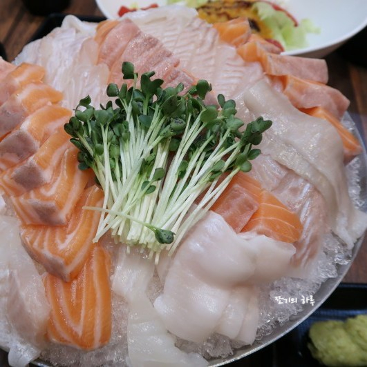  주안동맛집 석바위횟집 - 얼음소금회 상차린