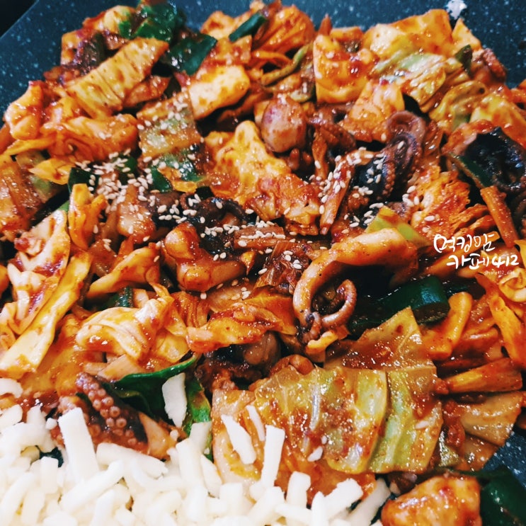  용문시장 맛집 찌갠쭈꾸미, 불향쭈꾸미 점심맛집
