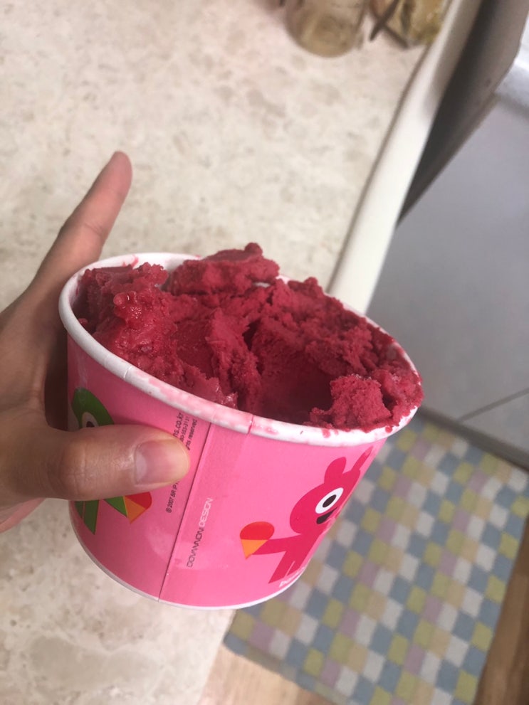 레드 라즈베리 소르베 베스킨라빈스31 아이스크림 신메뉴 후기