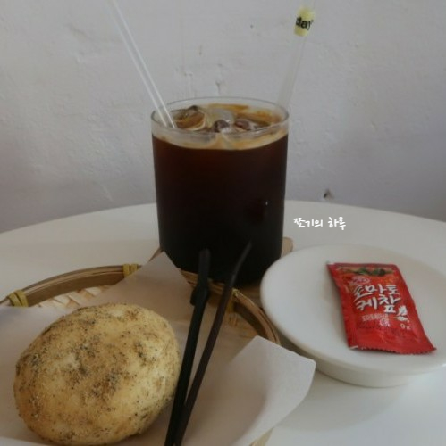 구월동카페 이색빵 고구마빵, 감자빵, 호박빵, 삼각김빵 - 미마인