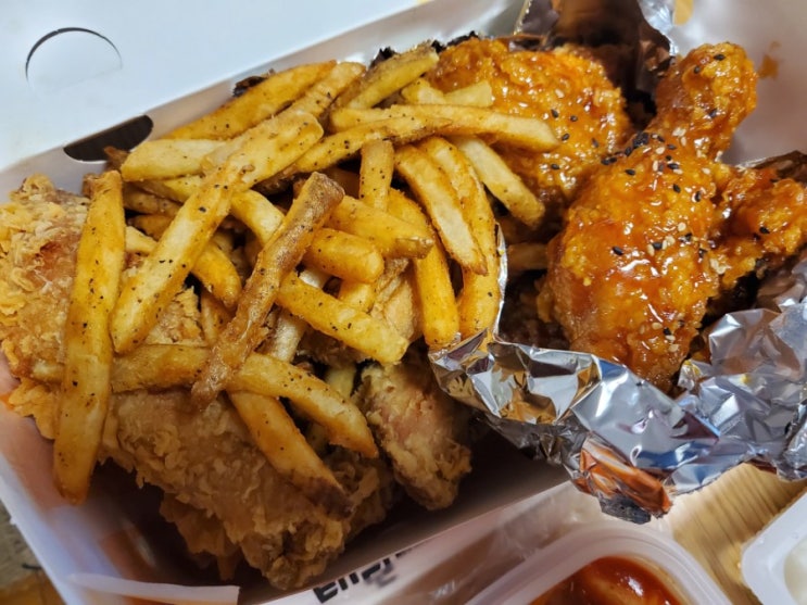 옥산 태권치킨_세트메뉴 가성비가 너무 좋은 치킨맛집