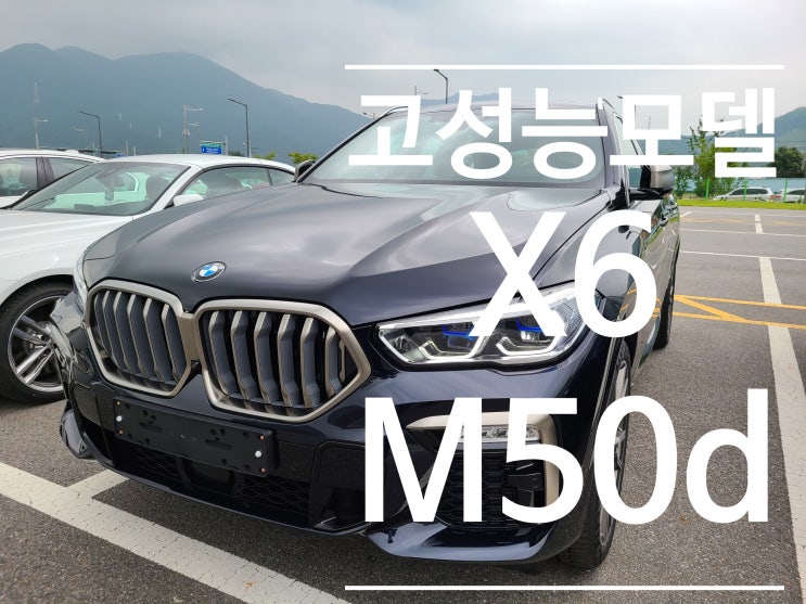  [X6 M50d 출고사진]X6 고성능 M50d 모델 출고::카본블랙&커피시트::BMW백대파는백팀장