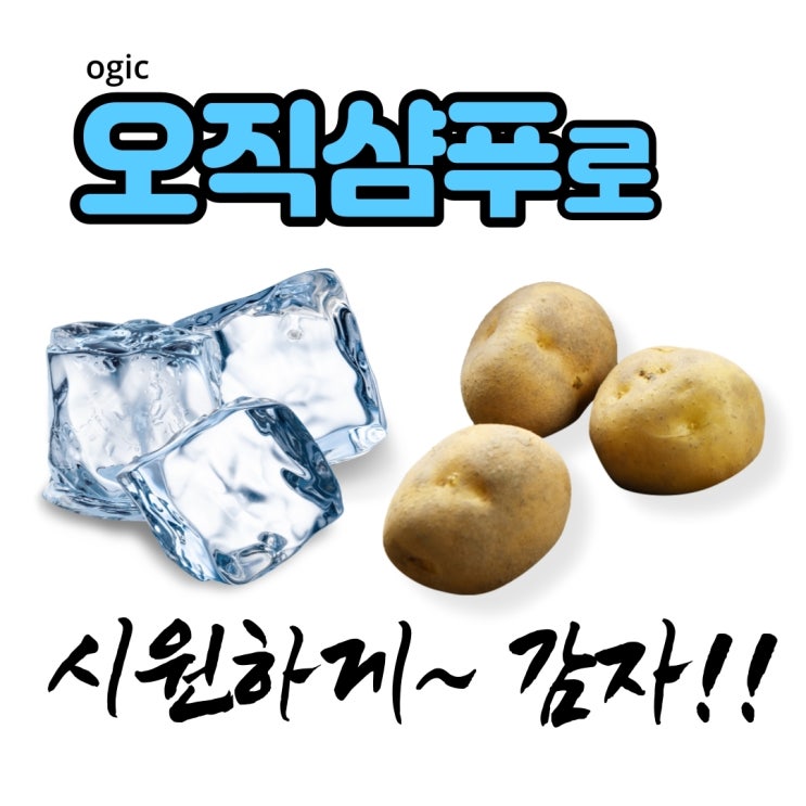  땀이 많이 나는 여름. 시원하게 감자!!