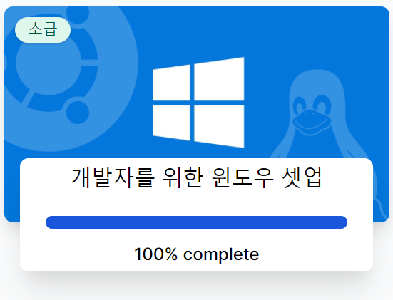  개발자를 위한 윈도우 셋업 (노마드코더)