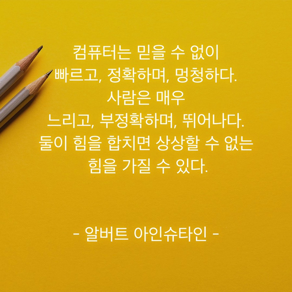  아인슈타인 명언 (feat. 디지털 노마드)