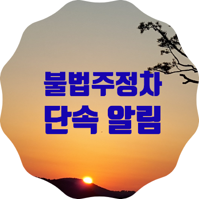  불법주정차 단속 문자알림 서비스 가입해서 단속에서 벗어나세요