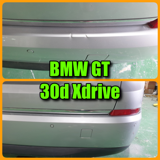 인천 수입차 범퍼복원 BMW GT 30d Xdrive 뒤 범퍼도색