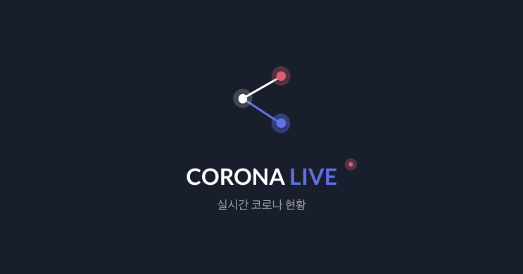 코로나 라이브에서 코로나 현황을 편리하게 실시간으로 확인!