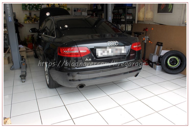  아우디 A6 2.0 TFSI 엔진오일 누유 하체소음 - 마산아우디정비