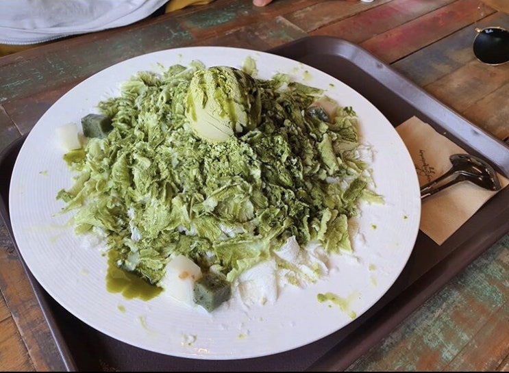  제주시 동복에 위치한 말차빙수 맛집 ‘바람벽에 흰당나귀’