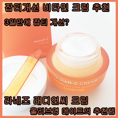  효과 빠른 잡티개선 크림 / 라네즈 래디언씨 크림으로 잡티 고민 해결! / 내돈내산 후기! / 코로나로 인한 마스크 트러블 흉터 관리