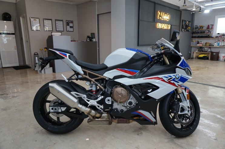  제주 BMW S1000RR 바이크 전체 PPF 시공