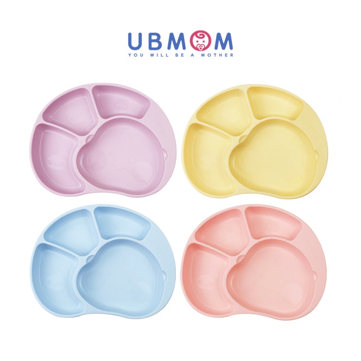 아기식판/유비맘 실리콘 흡착식판 아기식판/유비맘 실리콘 흡착식판