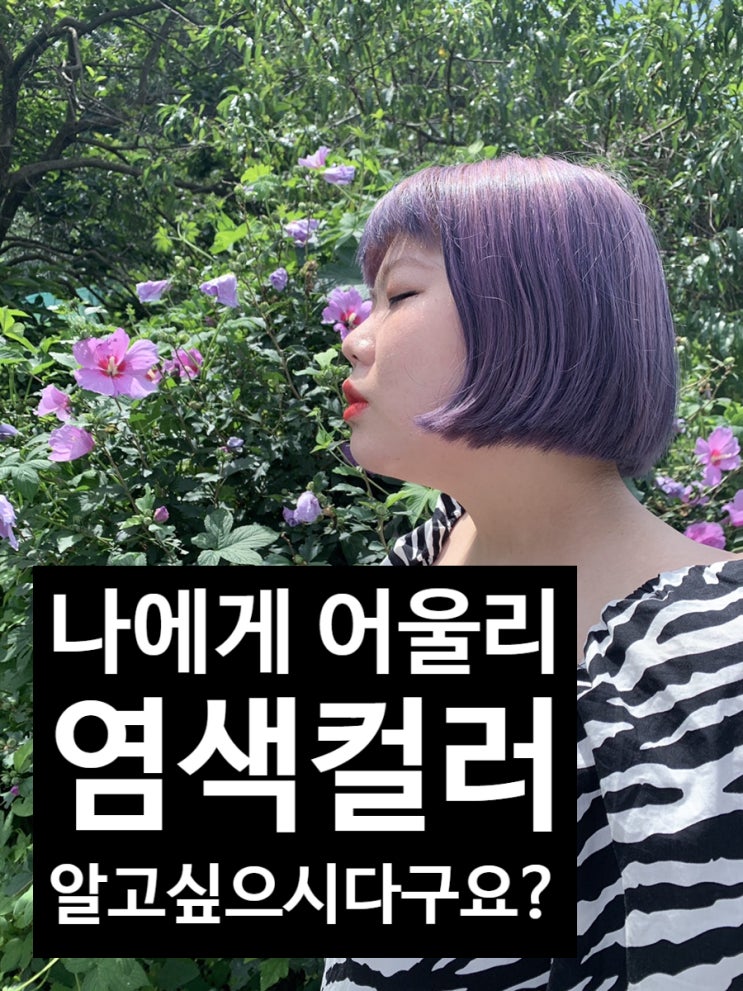  나에게 어울리는 탈색컬러 찾는방법? 헤어퍼스널컬러염색추천