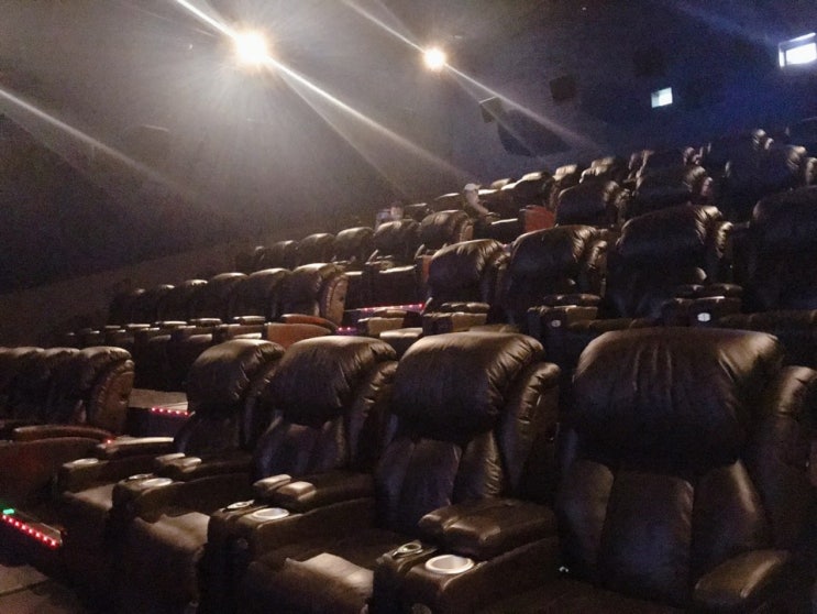  장산 롯데시네마 프리미엄 해운대 리클라이너로 편하게 영화보기