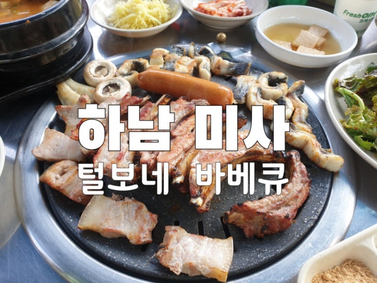 하남 미사동 털보네바베큐 (야외 바베큐) & 미사 한강 공원