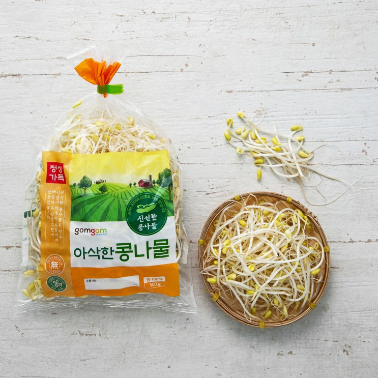  곰곰 아삭한 콩나물, 500g, 1봉