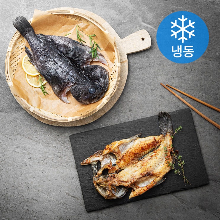  사랑해어 손질 구이용 우럭 (냉동), 500g, 1개, 냉동보관