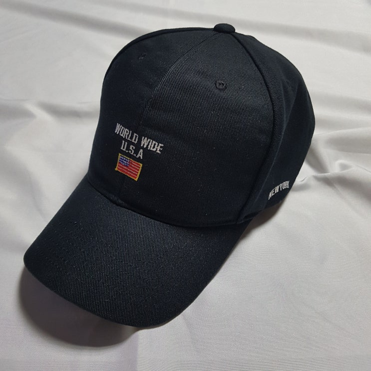  어반스터프 모자 볼캡 추천! USF WORLD WIDE 6P CAP USA BLACK 상세리뷰~