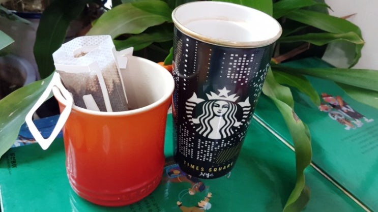  다이소 핸드드립 커피필터로 Tuatara coffee 마시기