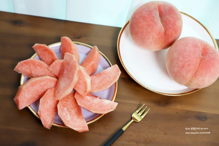  상주 백도 황이련복숭아 택배 주문 성공적