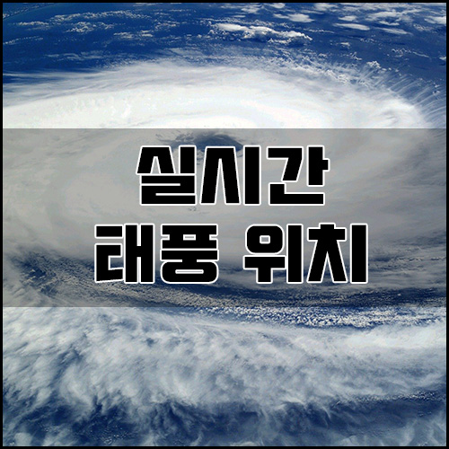  실시간 태풍 위치 태풍경로 보기 (Feat.으뜸에셋)