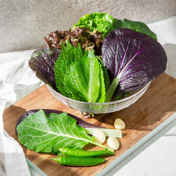  국내산 알찬모듬쌈, 400g, 1팩