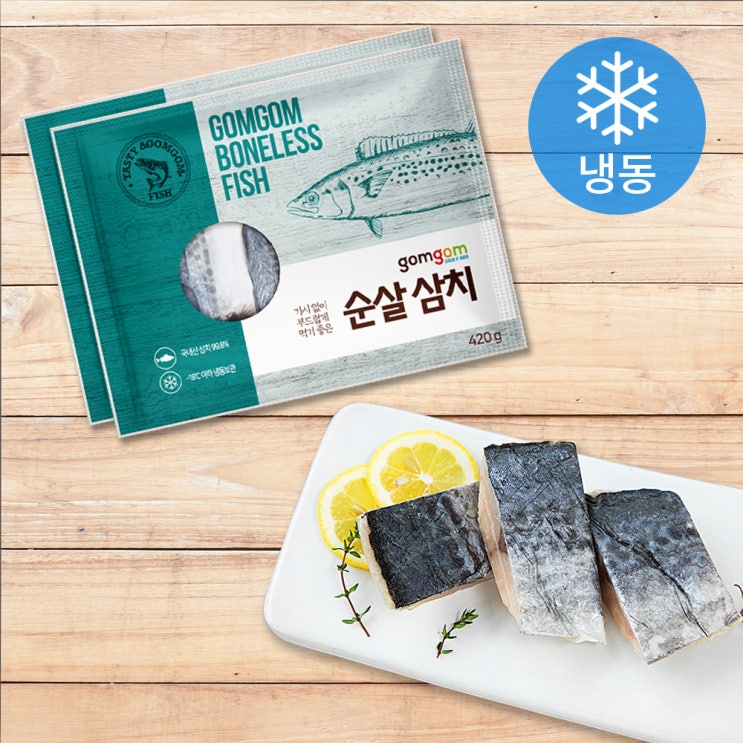  곰곰 순살 삼치 (냉동), 420g, 2개