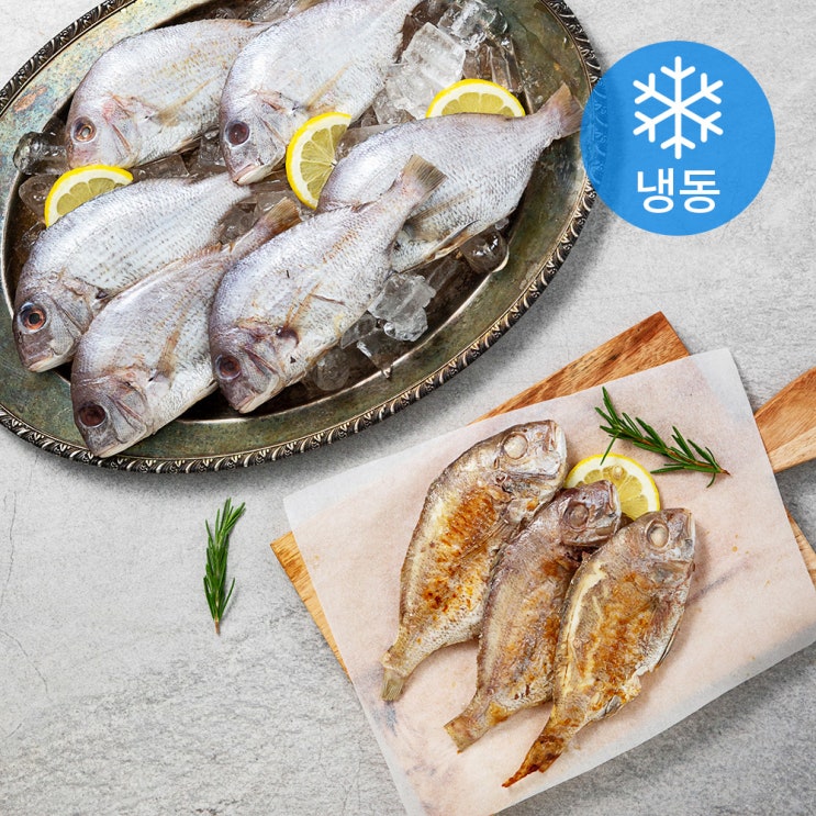  서풍앤쿡 줄줄이 자연산 참돔 (냉동), 900g, 1개