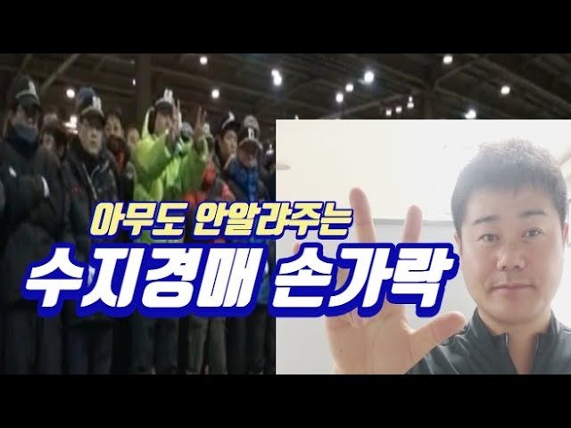  수지경매 손가락 알아보자!