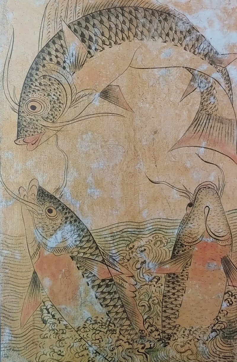 [민화]입신출세를 뜻하고 염원한 그림:어변성룡도_잉어 : 네이버 블로그