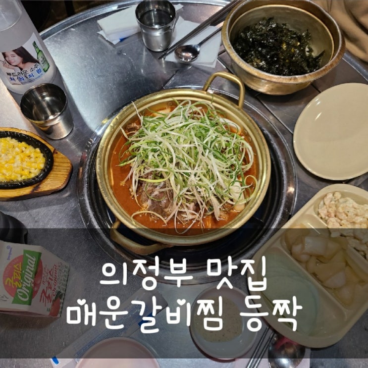  의정부 매운갈비찜 맛집 등짝