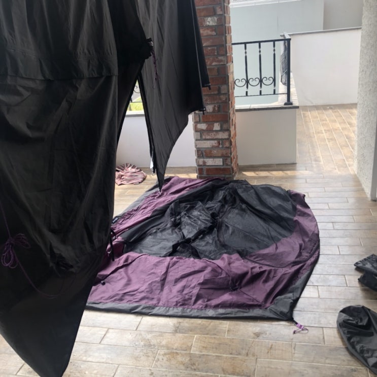  제주도 노스피크플레이어2 텐트 관리법
