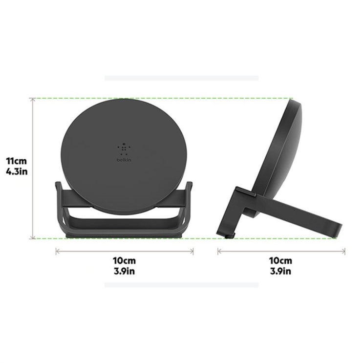 추천상품 벨킨 10W 고속 무선 충전기 거치대형 퀵차지 어댑터 라이트형 요놈참 물건입니당