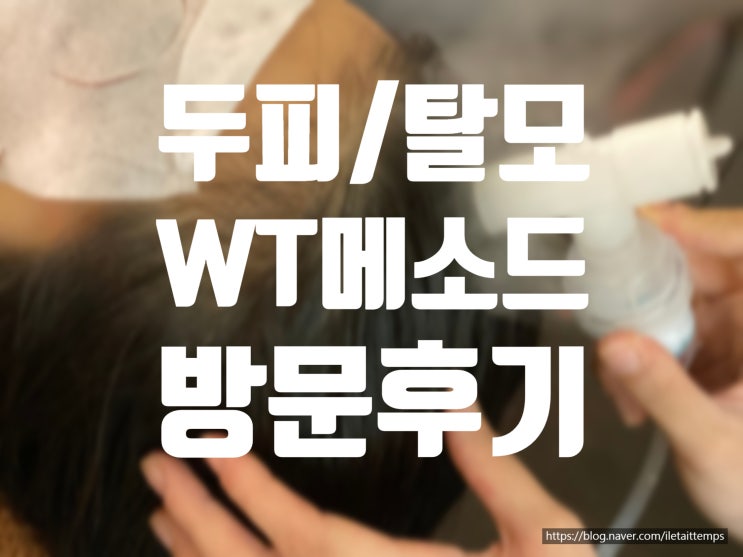  탈모 관리 받고 왔어요! < WT메소드 양산점 > in 양산 라피에스타