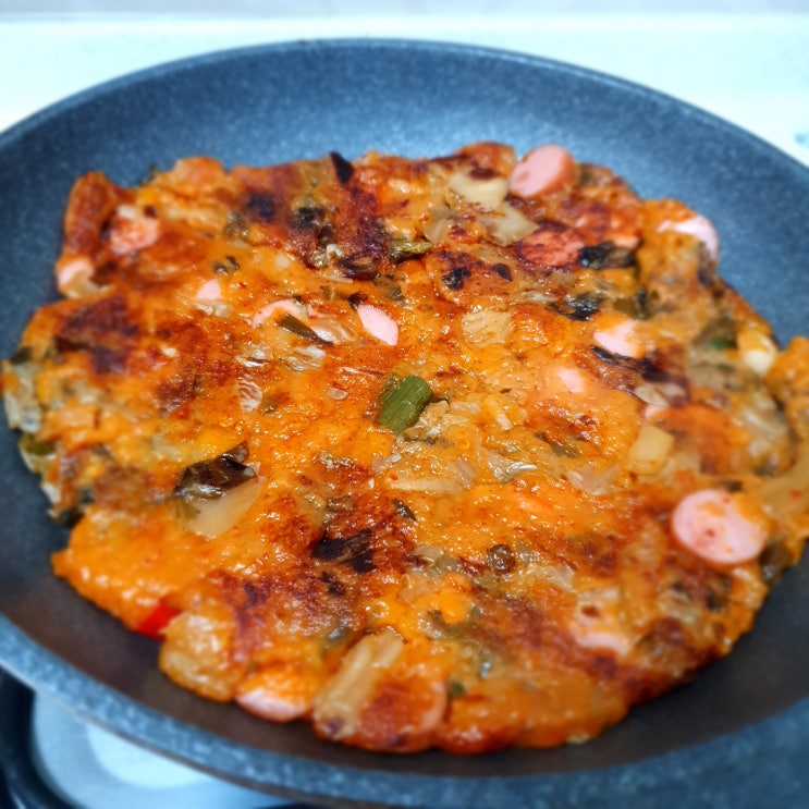  백종원의 바삭바삭 김치전 도전!!