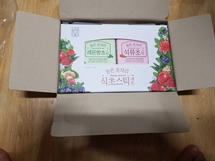  한옥마을 쇼핑물에서 찾아낸 천연발효식초 추석선물 추천 도장 쾅쾅 리뷰