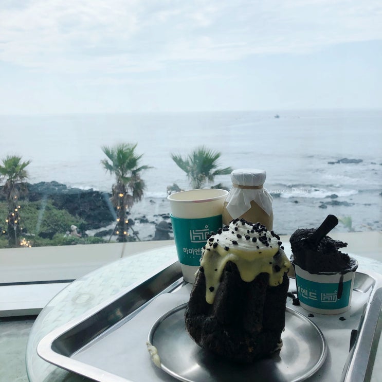  [제주도] #하이엔드제주 제주도에서 오션뷰로 유명한 카페 저도 갔다 왔습니다. 제주도 2일차.
