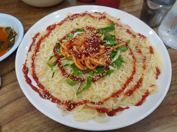  보령 오천항 맛집 |  바지락칼국수+비빔국수+열무보리밥 맛집 '오양손칼국수'