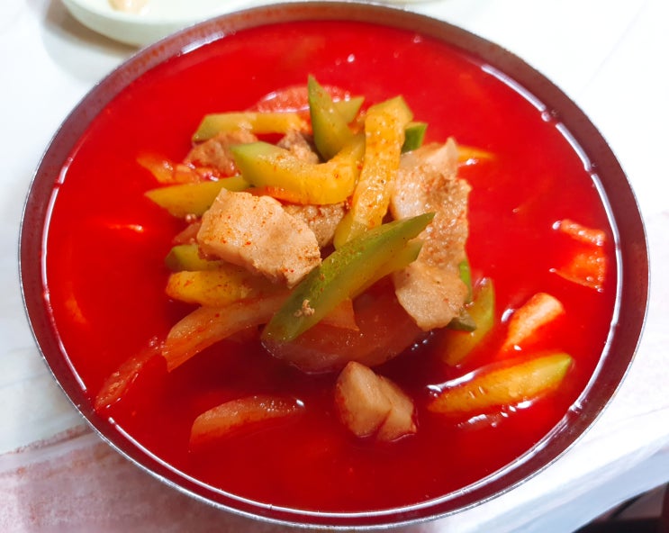 광주 명화식육식당 정말 맛있는 애호박찌개!