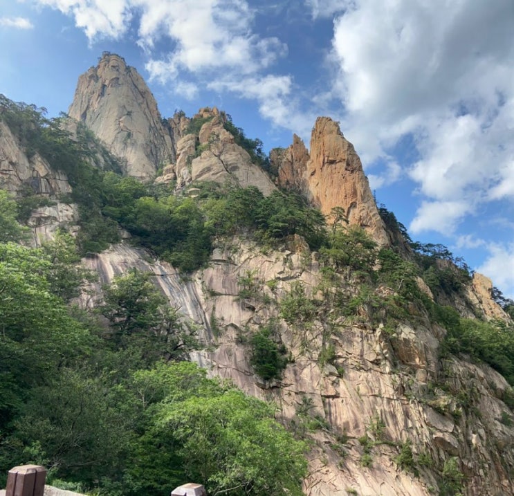  설악산 등산코스 - 비선대 가는길