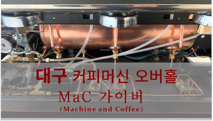 <대구커피머신 오버홀> 시모넬리 아피아  3그룹 오버홀 / 보링