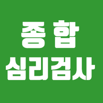 종합심리검사 종합심리검사