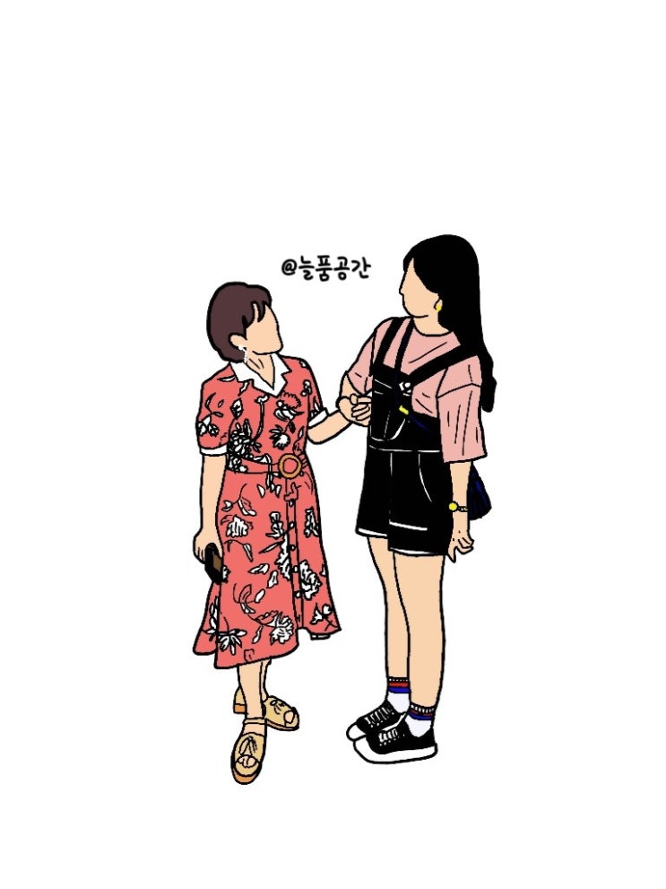  [엄마와 딸] 엄마랑 시밀러 룩 입고 놀러가기(ver.2019)